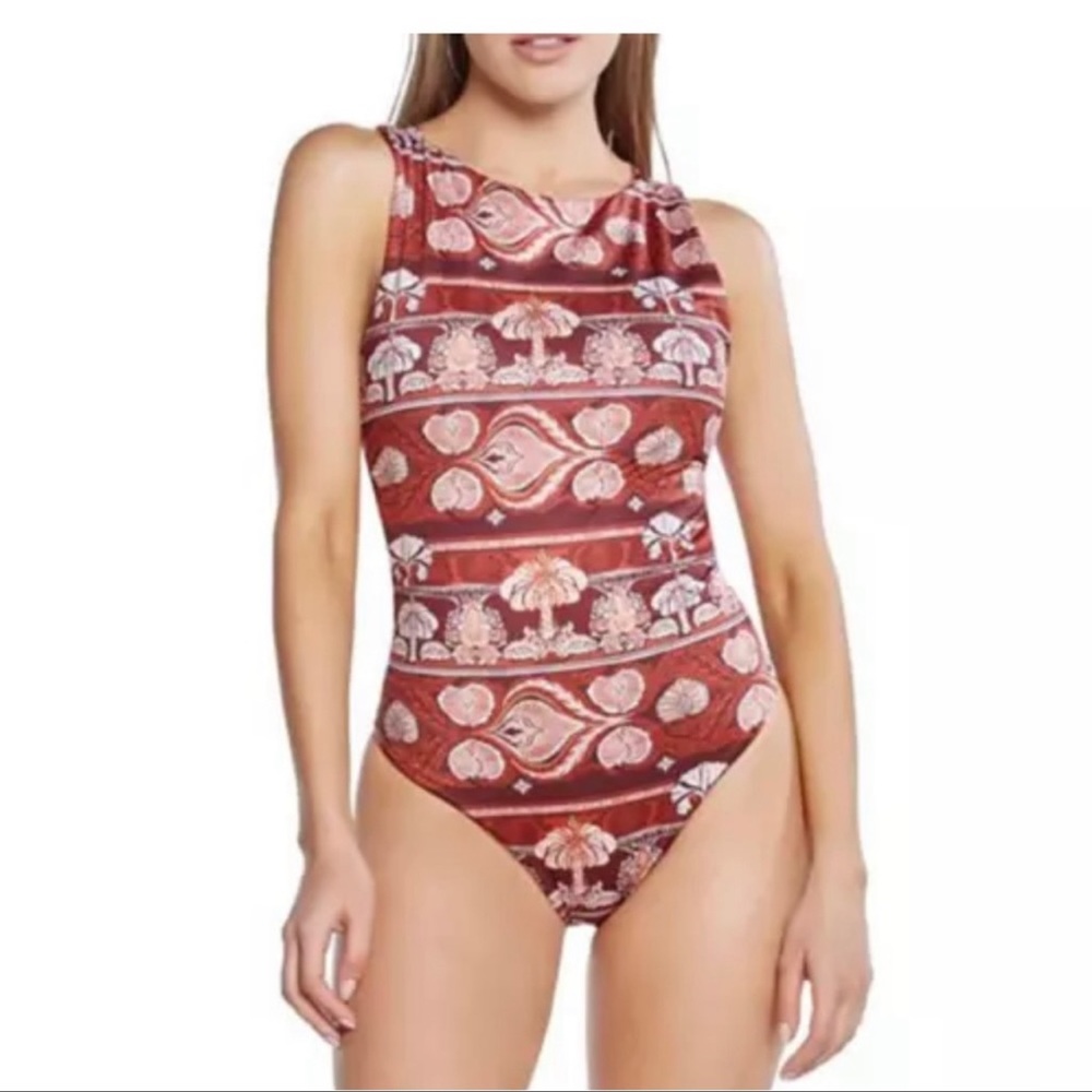 PHAX Entero Ancestral one piece swimsuit NWT size Large